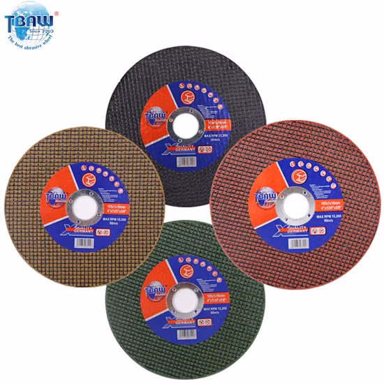 4 Inch China Factory Supply Diamond Thin Cut-off Disc Green Single Net Phenolic Resin Cutting Wheels for Metal Cutting Wheel High Speed Diamond Cutting Wheel