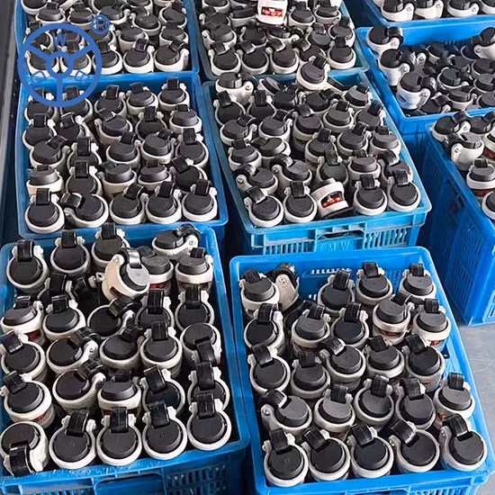 Wbd Black Swivel Height Adjustable Leveling Caster Wheels