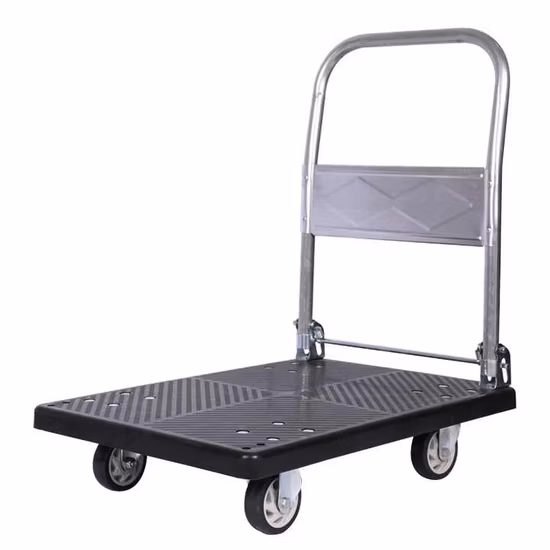 Shopping Outing Plastic Storage Hand Trolley Cartv