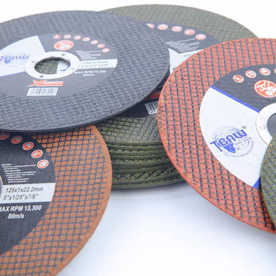 China Factory 4.5 Inch115X1.0X22.23mm OEM Abrasive Polishing Cut-off Disc Flap Tooling Cutting Wheels