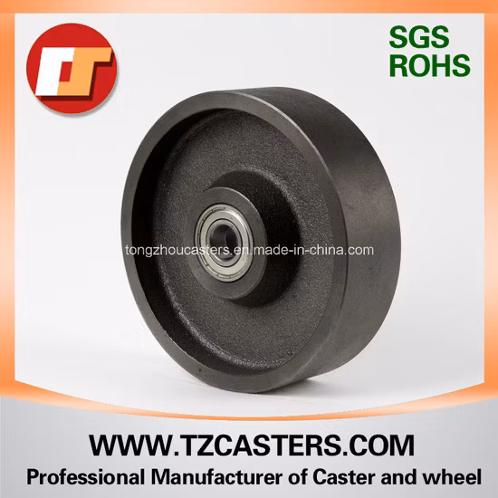 OEM China Factory Manufacturer Wbd 200mm PU Forklift Parts Jack Pallet Cast Iron Wheel Factory for Forklift