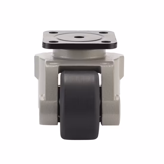 Js80f 500kgs Heavy Duty Nylon Leveling Adjustable Wheel Caster